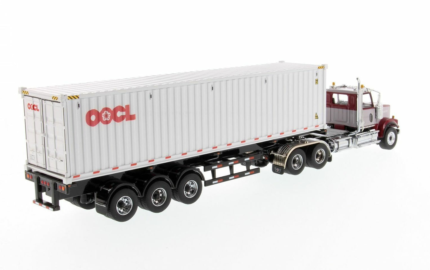 DM 1:50 71064 Western Star 4900 SF Day Cab 40ft Container OOCL Diecast Truck