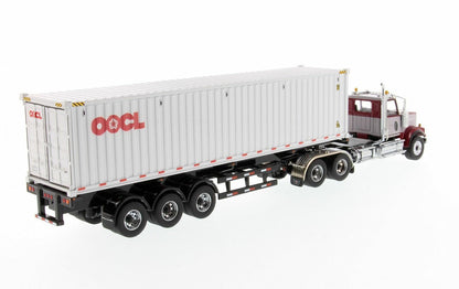 DM 1:50 71064 Western Star 4900 SF Day Cab 40ft Container OOCL Diecast Truck
