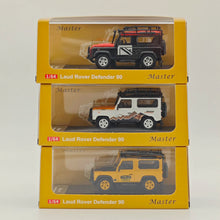 Master 1:64 Land Rover Defender 90 Camel Cup Diecast Toys Car Models Miniature Vehicle Hobby Collectible Gifts