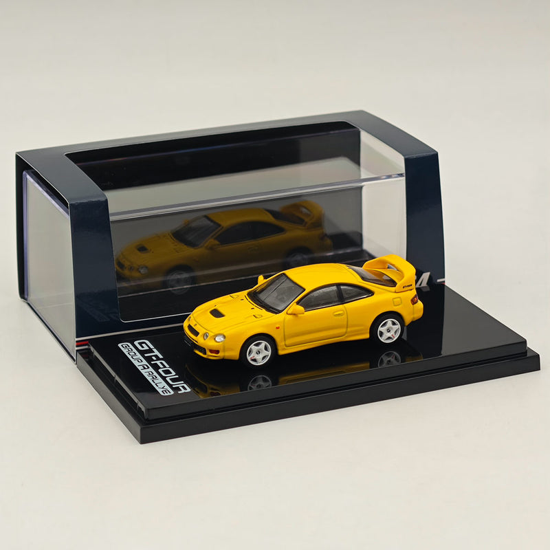 1/64 Hobby Japan Toyota CELICA GT-FOUR ST205 JDM STYLE Yellow HJ642064AY Diecast