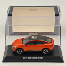 Modèle réduit de voiture moulé sous pression Norev Renault Arkana RS Line, collection limitée, orange, 1/43
