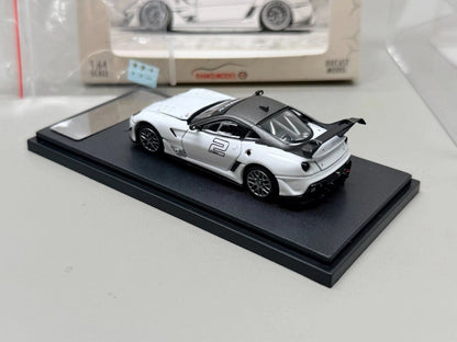 Rhino Model RM 1:64 599XX Racing Sports Model Diecast Metal Car with Openable Hood