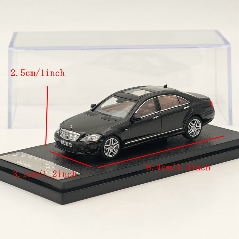 1/64 SW Mercedes Benz S Class S65L V12 Black Sedan Sports Diecast Models Car