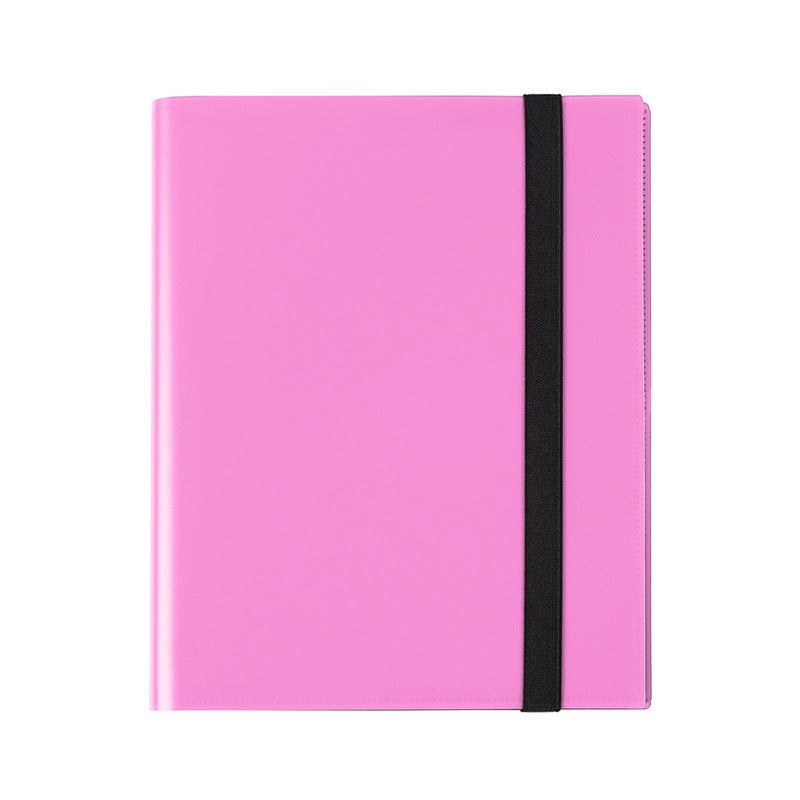 Elastic Band 9 Pocket Card Album Large Capacity 360 Slots PP Card Holder Book for Sports & TCG Collectible Trading Cards