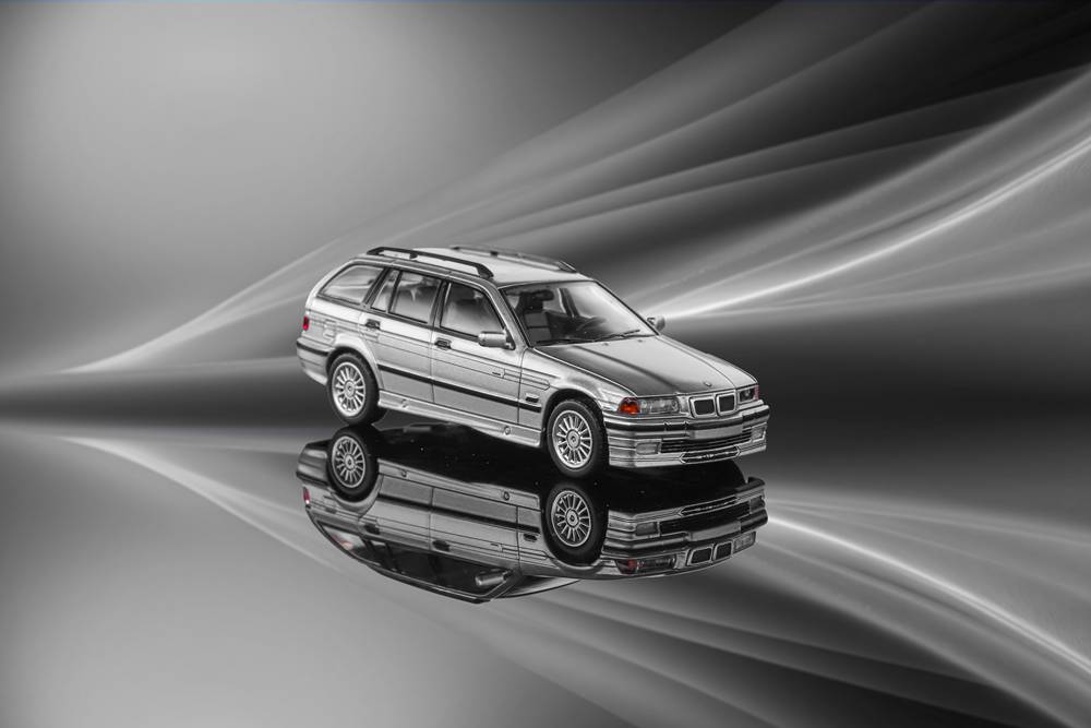 Mortal 1:64 BMW E36 ALPINA B8 Diecast Toys Modèles de voitures Hobby Collection Cadeaux Édition limitée 
