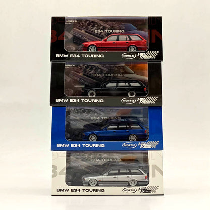 Mortal 1:64 BMW E34 M5 TOURING Wagon Openable Hood Diecast Toys Car Models Hobby Collection Gifts