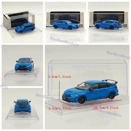 1/43 Hobby Japan HJD43 CIVIC TYPE R (FL5) RACING BLACK Package Diecast Car Model