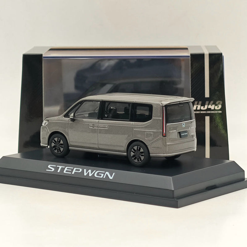 Hobby Japan 1/43 Honda STEP WGN e:HEV SPADA Super Platinum Gray (M） HJ432004GM