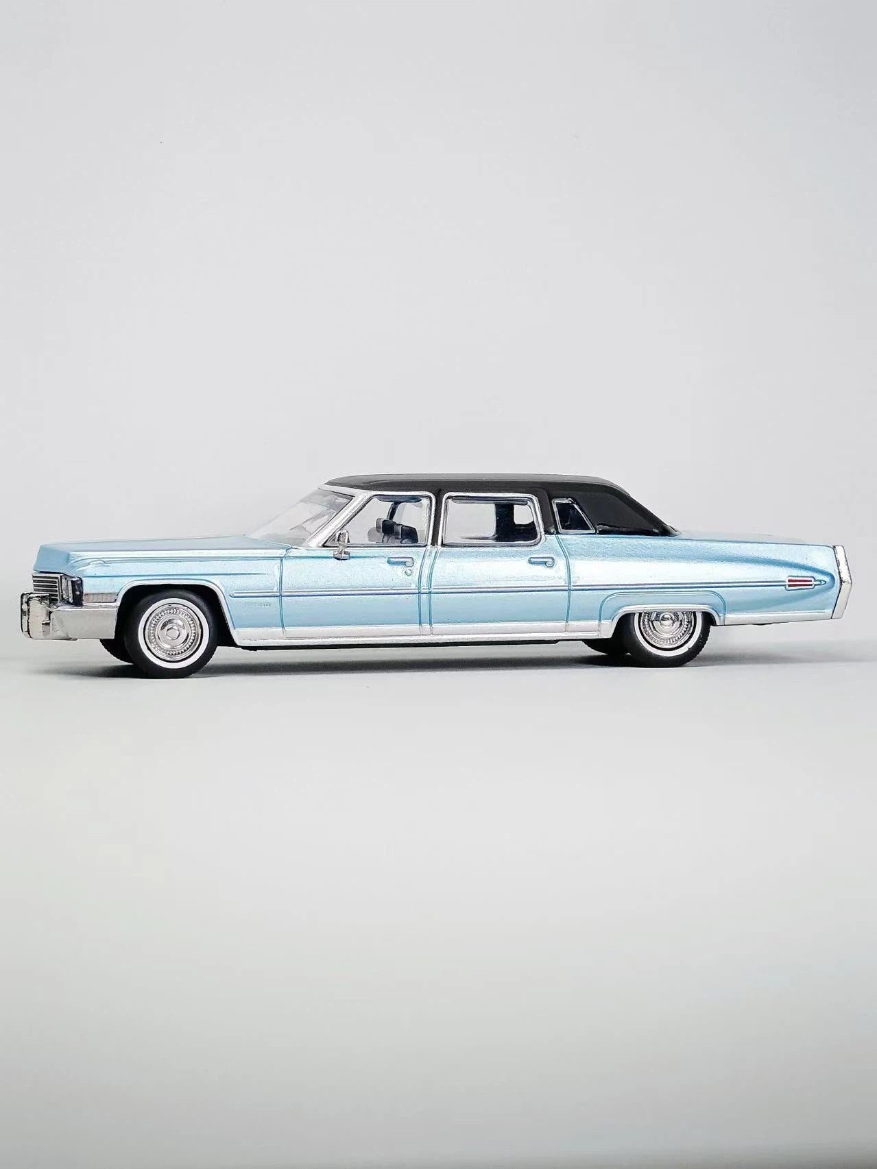 MK Miniatures 1/64 Fleetwood 75 Lengthened Diecast Model Car Limited Collection
