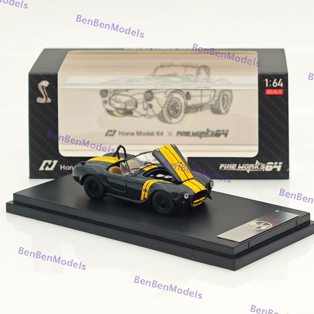 1/64 Fine Works SHELBY COBRA 427S/C Hone Model 64x Open Top Edition Diecast