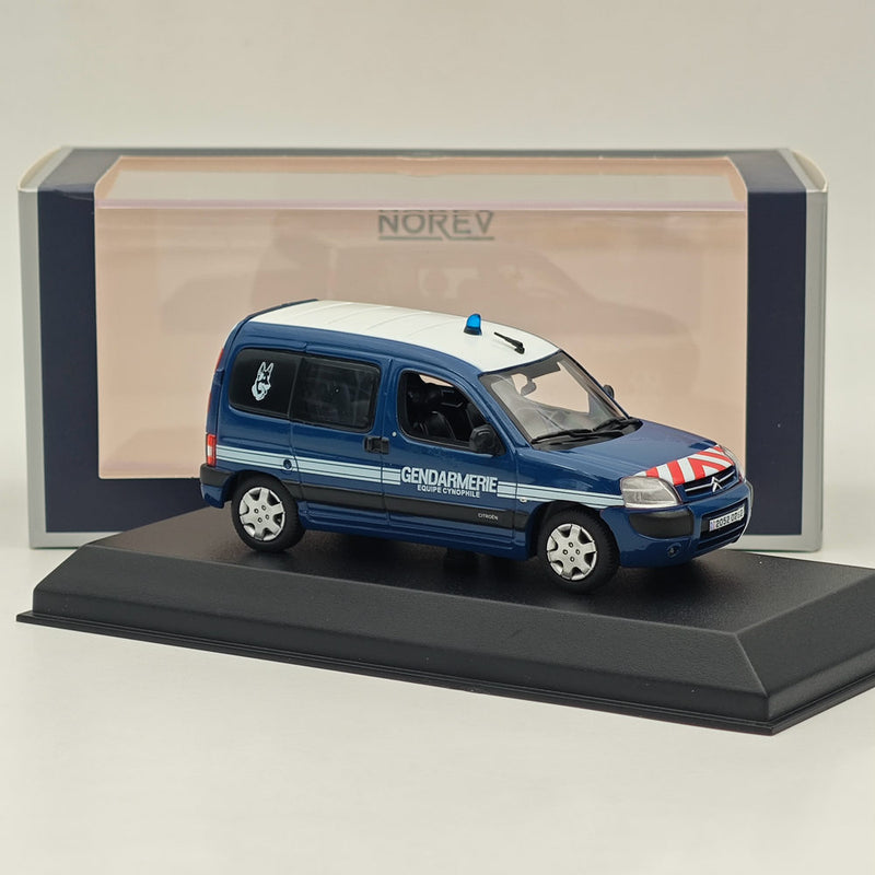 1/43 Norev Citroen Berlingo Gendarmerie Cynophile Diecast Model Cars 2005