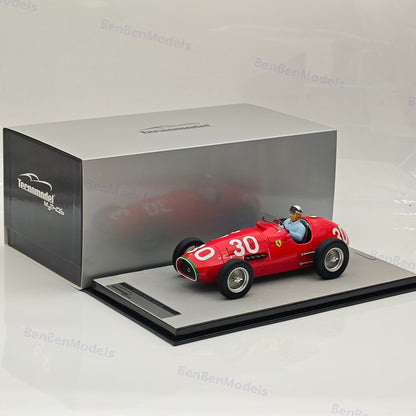 Tecno 1/18 Ferrari 500 F2 Winner Gp Swiss P.Taruffi 1952 #30 TMD18-66C Ltd 55 Pc