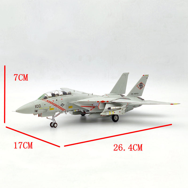 1/72 CW F-14A VF-102 BUNO 159466 USS AMERICA Diamondbacks Aircraft Diecast Model Gift