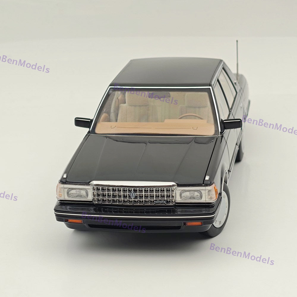 1/18 Toyota Crown Seventh Generation MS122 Black / Mi Interior Diecast Model