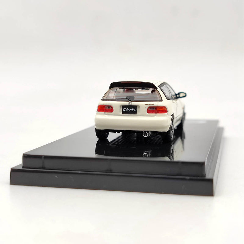 Hobby Japan 1:64 Honda Civic (EG6) JDM STYLE WHITE WITH MESH WHEEL HJ641017FW