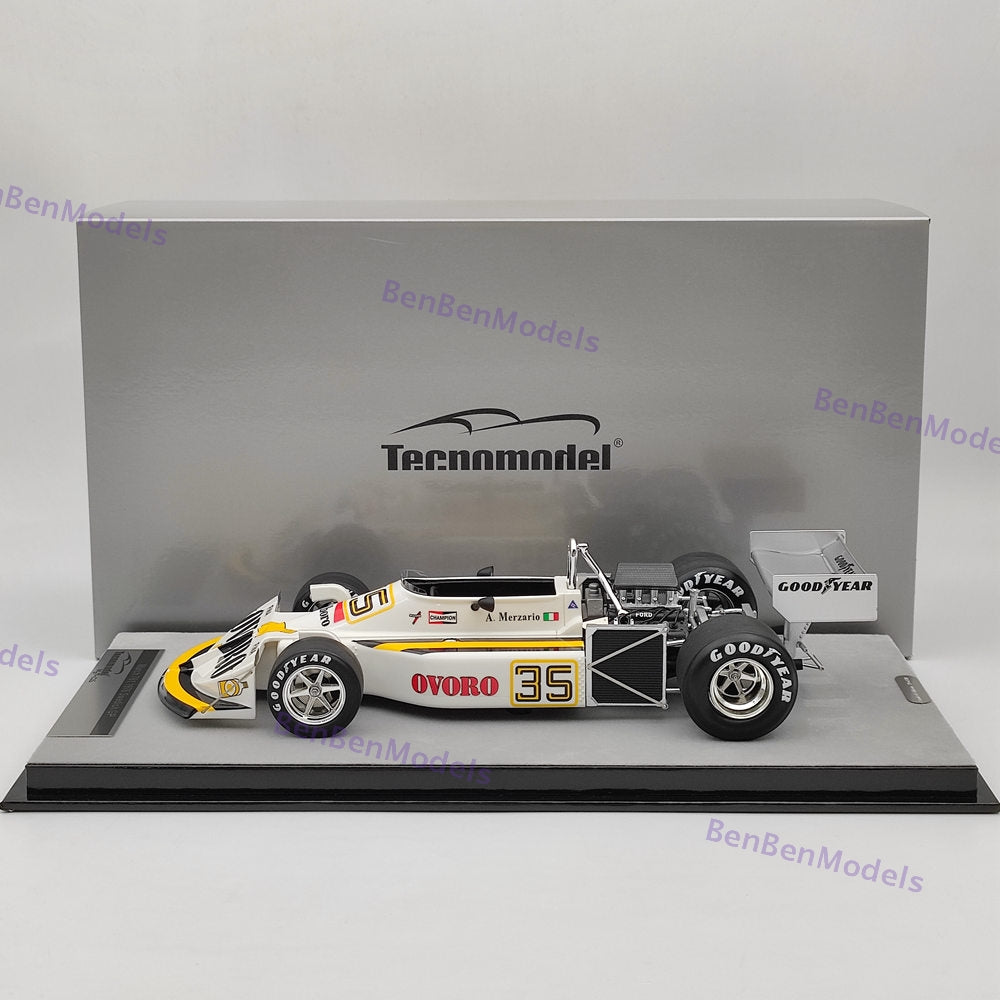 1/18 Tecnomodel Mythos March 761 OVORO #35 1976 Swedish GP Arturo Merzario Resin