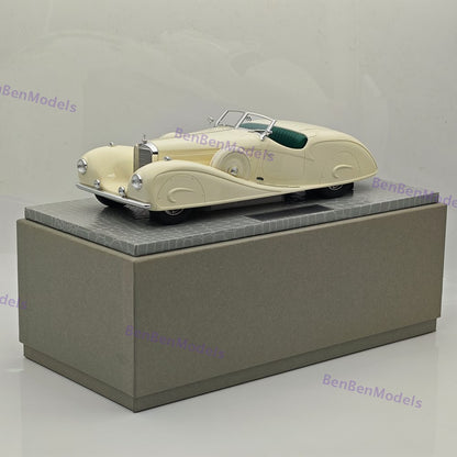 1/18 AMC Mercedes Benz 540K W29 Open Top Car King Ghazi Erdmann & Rossi 1936