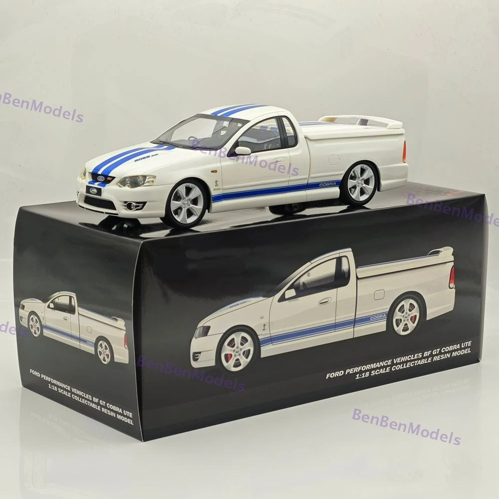 1:18 Ford BF GT Cobra UTE White Cobra High Performance Pickup Model Limited