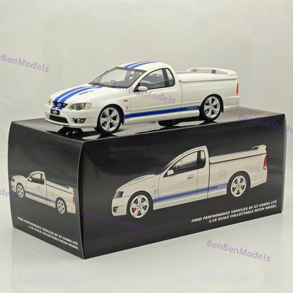 1:18 Ford BF GT Cobra UTE White Cobra High Performance Pickup Model Limited