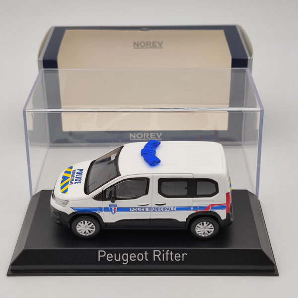 1/43 Norev Peugeot Rifter Van Diecast Model Police Car Christmas Gift Collection