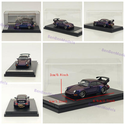 1:64 SW Porsche RWB 964 Classic Sports Model Diecast Model Car Limited Edition
