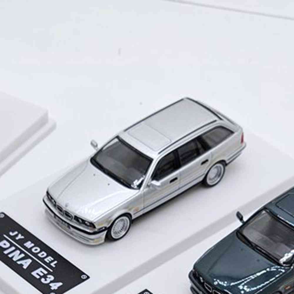 MJ 1:64 BMW E34 Touring alpina Diecast Toys Car Models Hobby Collection Gifts