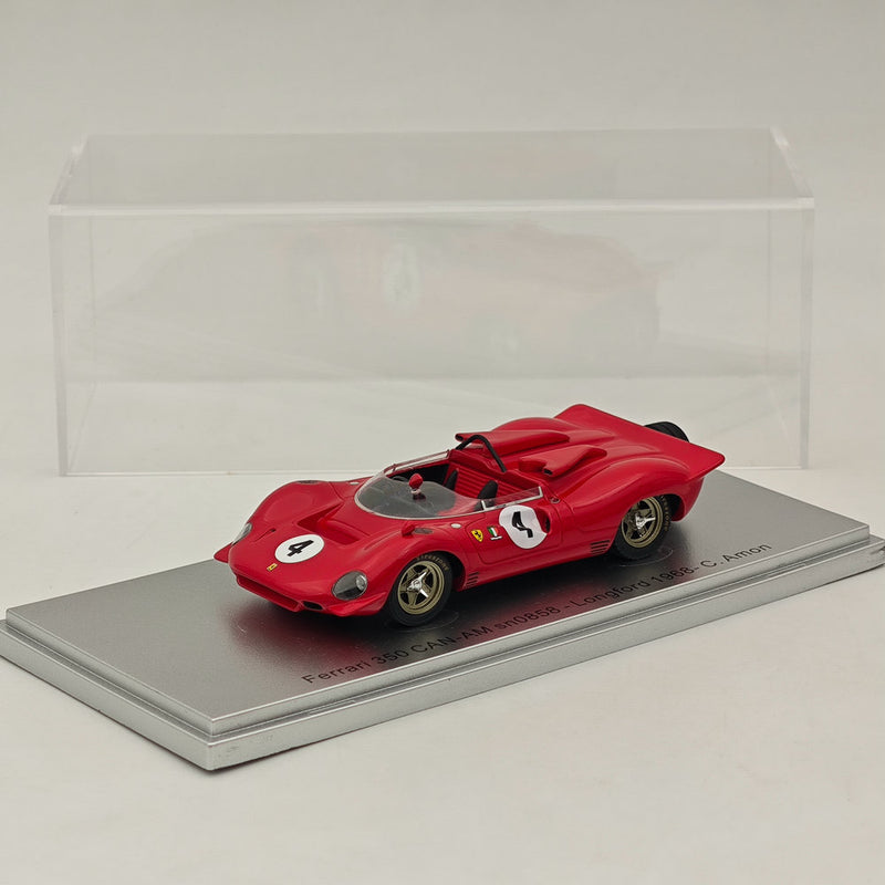 Kess-Model 1/43 Ferrari 350 CAN-AM sn0858-Longford 1968-C. Amon Resin Model Red