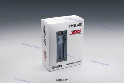 WHELART 1:18 RX7 FC3S Initial D 30th Anniversary Diecast Alloy Model Car + doll