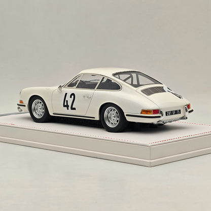 Ivy Merit 1/18 Porsche 911s 1967 Le Mans Blanc 42# Résine de collection de haute qualité