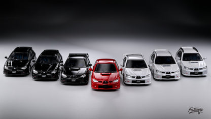 Furuya 1:64 SUBRARU Impreza WRX STi GD/GG 9e Collection de voitures miniatures moulées sous pression Cadeaux de loisirs