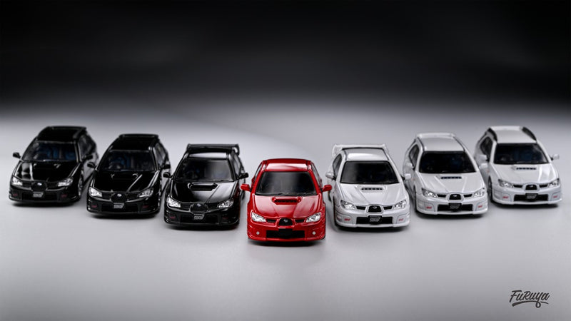 Pre-sale Furuya 1:64 SUBRARU Impreza WRX STi GD/GG 9th Diecast Toys Car Collection Miniature Hobby Gifts