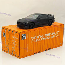 DM 1/18 Scale Replicas Ford Mustang GT 2019 Widebodykit Pack LHD Matt Black