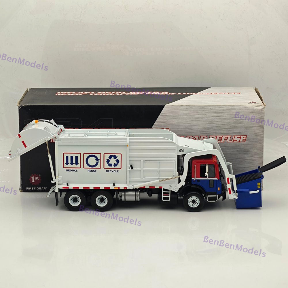 1/34 FIRST Mack TerraPro with Wittke Front Load Refuse DIECAST Model 10-3993
