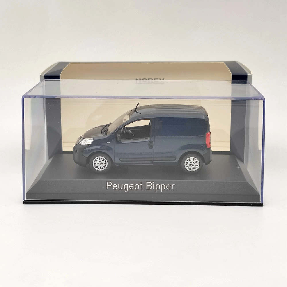 1/43 Norev Peugeot Bipper Van Blue Diecast Models Car Christmas Gift Collection In Stock - US