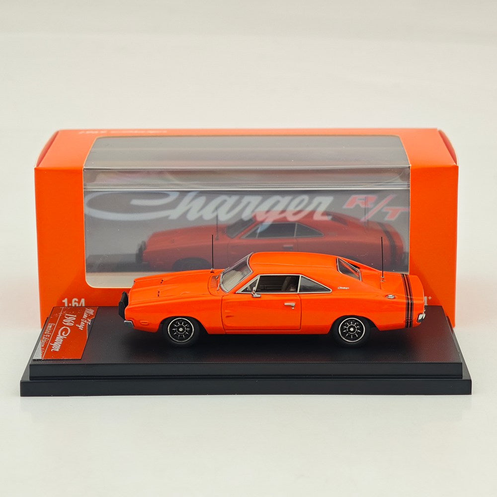 Mini Forge 1:64 1969 Charger RT style General Lee / with 1600 HP Twin-Turbo LS Diecast Motor