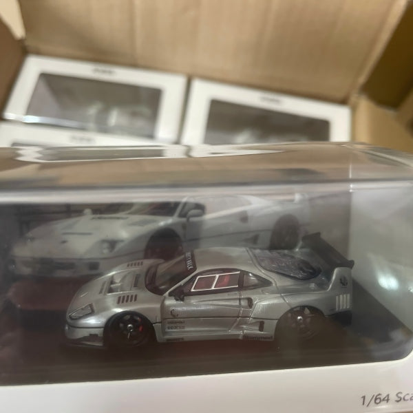 Ghost Player 1/64 F40 LBWK Clear varnish Special Edition Racing Sport Model Die Casting Model Car Limited Series