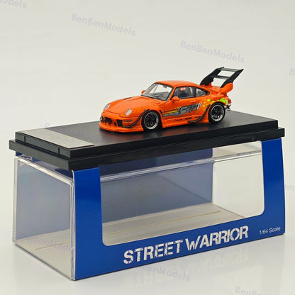 1/64 SW Porsche RWB 993 RAUH-Welt Orange Speed and Furious Diecast Metal Car