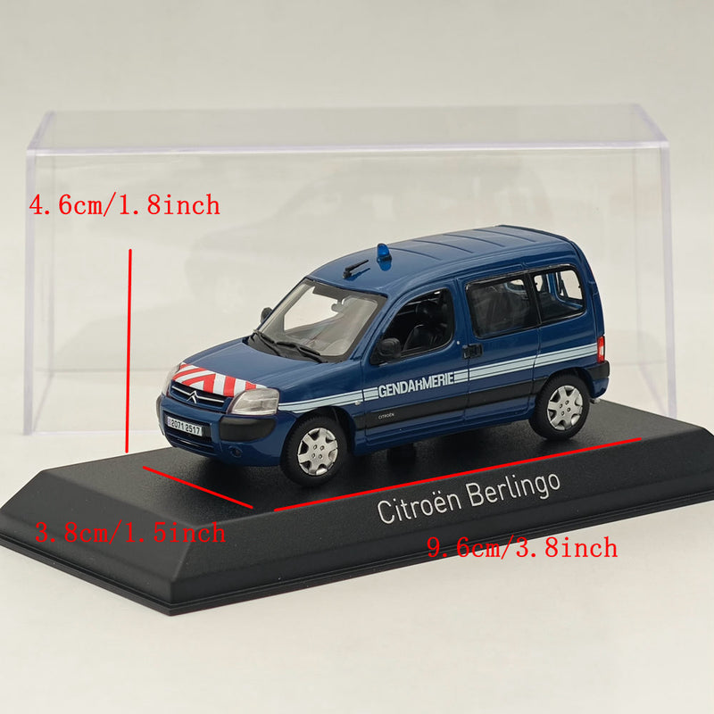 1/43 Norev CITROEN BERLINGO 2007 Gendarmerie Diecast Model Cars Collection Blue