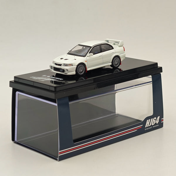 Hobby Japan 1/64 Mitsubishi Lancer GSR Evolution VI (CP9A)1999 HJ642033AW White