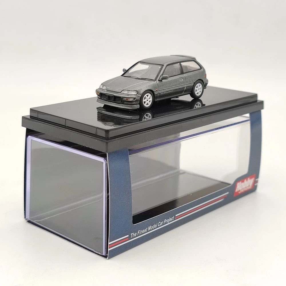 Hobby Japan 1/64 EF9 SiR Ⅱ Customized Version Gray HJ641031CGM Diecast Model Toys Car Collection Gifts