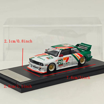 SW 1:64 M3 E30 LTO Widebody Modified Coupe Racing Sports Diecast Model Car Limited Edition