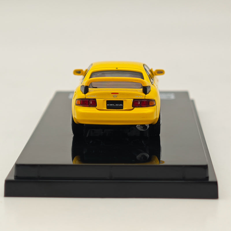 1/64 Hobby Japan Toyota CELICA GT-FOUR WRC Edition (ST205) w/ Engine HJ641064AY Yellow Diecast Models Car Collection Auto Toys Gift