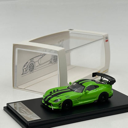Hone Model 1/64 Viper MK3 ACR Magnetic Hood Racing Sports Diecast Model Car