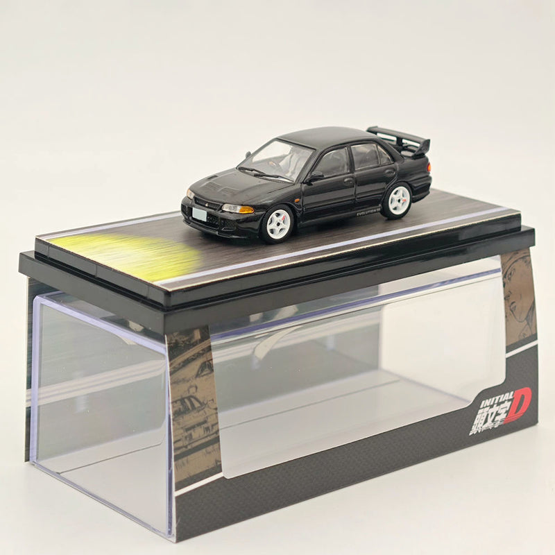 Hobby Japan 1/64 Mitsubishi Lancer RS Evolution III INITIAL D Black HJ643010D Diecast Models Car Limited Collection