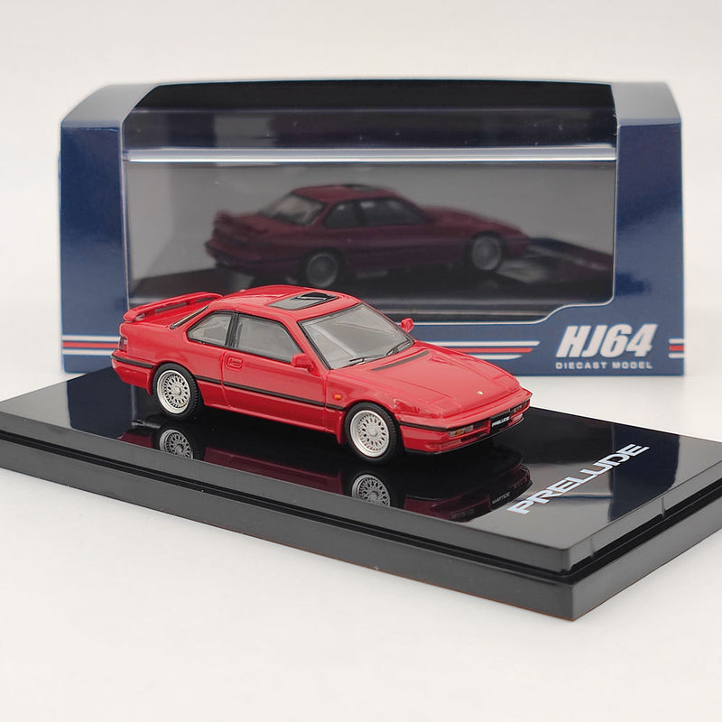 1/64 Hobby Japan Honda PRELUDE Si (BA5) 1989 Customized Ver. Red HJ642002CR Diecast Toys Car Gift