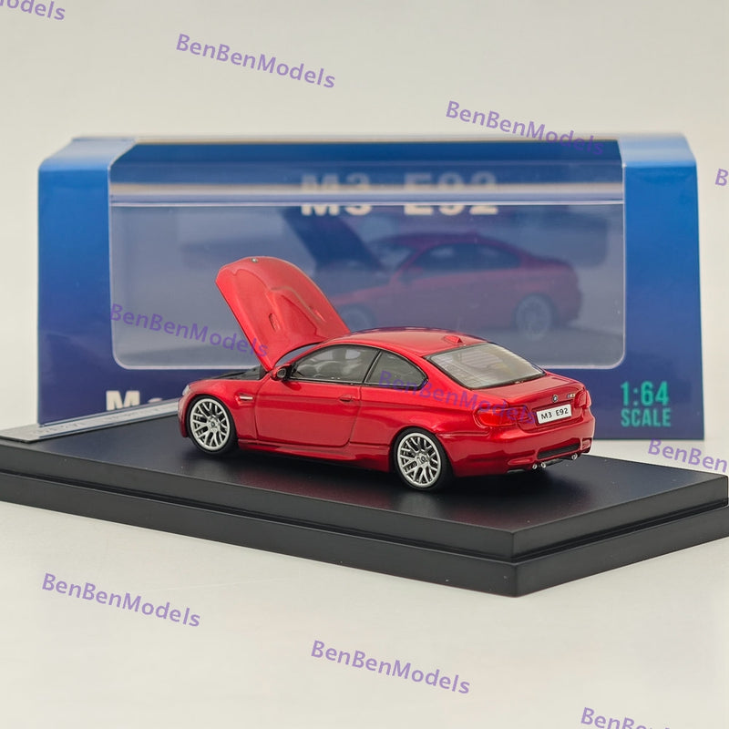 1/64 Model Attitude MA BMW E92 M3 Metallic Red Diecast Model Car Limited