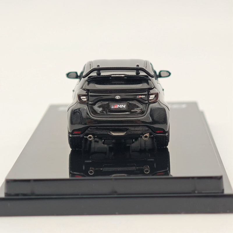 Hobby Japan 1:64 Toyota GRMN YARIS Circuit Package Precious Black Pearl HJ643024CBK Diecast Models Car Collection