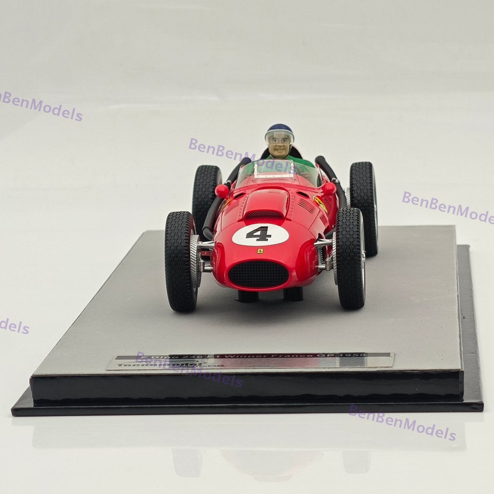 Tecnomodel 1/18 Ferrari Dino 246 F1 Mythos Winner France GP 1958 M.Hawthorn #4