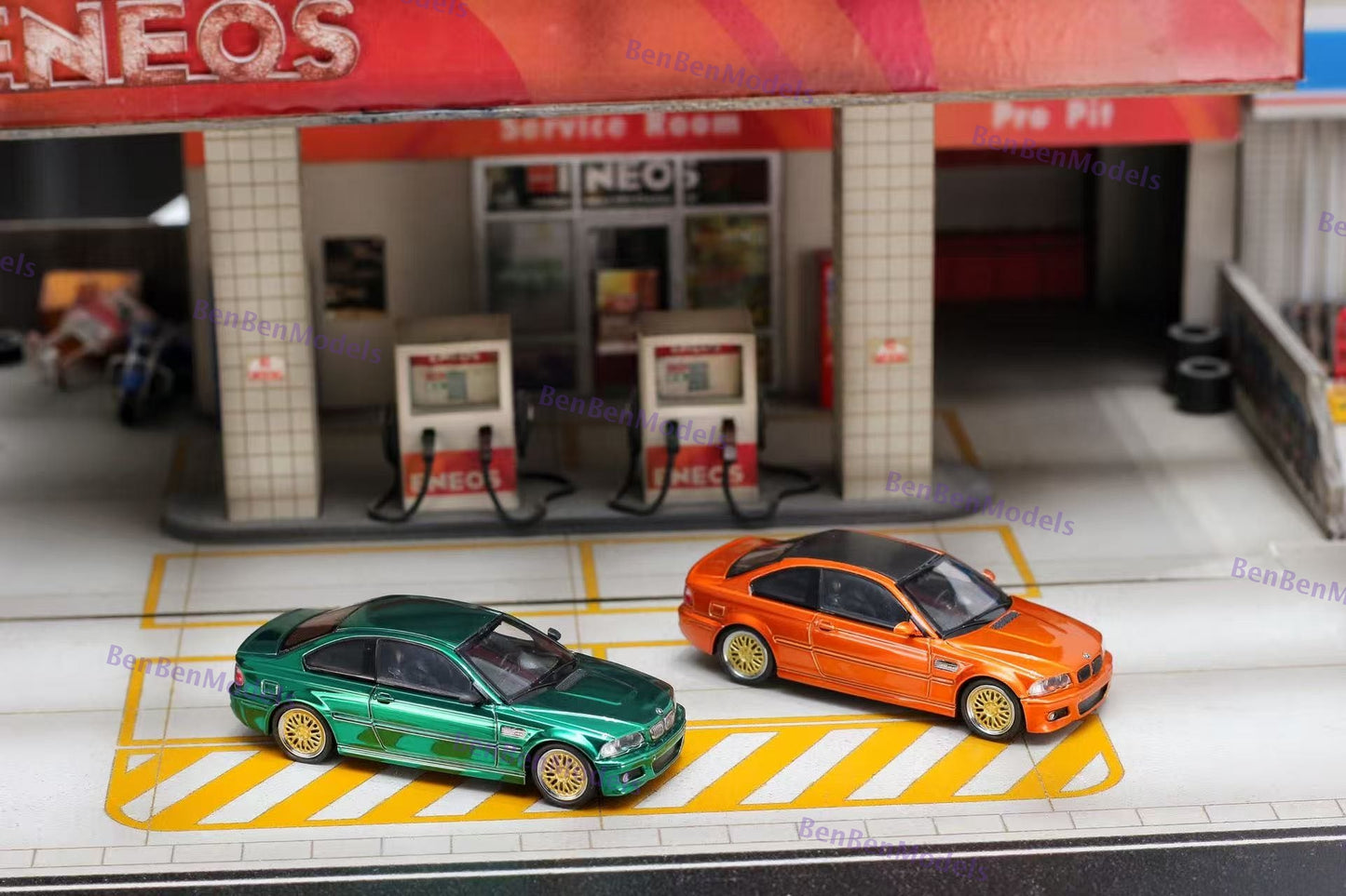 SH X SW 1:64 BMW E46 M3 Coupe Racing Sports Model Diecast Metal Car Pre-sale