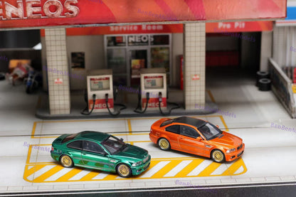 SH X SW 1:64 BMW E46 M3 Coupe Racing Sports Model Diecast Metal Car Pre-sale